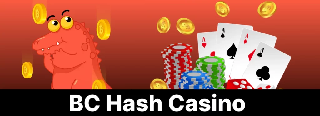 Casino section at BC Hash